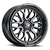 Vision Off-Road 402 20X9 +12 Gloss Black Machined Face