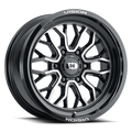 Vision Off-Road 402 22X10 -19 Gloss Black Machined Face