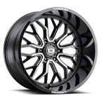Vision Off-Road 402 20X12 -51 Gloss Black Machined Face