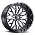 Vision Off-Road 402 24X12 -51 Gloss Black Machined Face