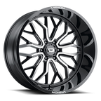 Vision Off-Road 402 24X12 -51 Gloss Black Machined Face