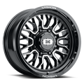 Vision Off-Road 402 18X9 +12 Gloss Black Machined Face