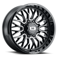 Vision Off-Road 402 20X9 +12 Gloss Black Machined Face