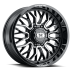 Vision Off-Road 402 20X9 +12 Gloss Black Machined Face