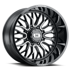 Vision Off-Road 402 18X9 +12 Gloss Black Machined Face