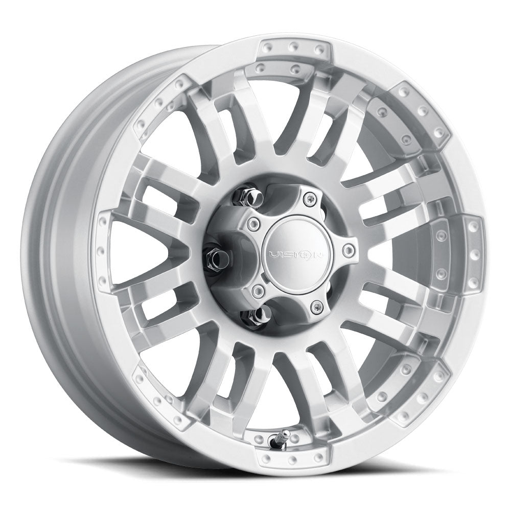 Vision HD Warrior 6 15X6 +0 Marine Paint Silver