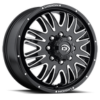 Vision HD 401 20X8.25 -166.1 Gloss Black Machined Face