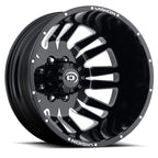 Vision HD 401 20X8.25 +105.5 Gloss Black Machined Face