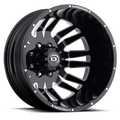 Vision HD 401 20X8.25 -145 Gloss Black Machined Face