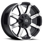Vision Off-Road 413 17X8.5 +0 Gloss Black Machined Face