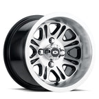 Vision ATV 547 14X7 +2.5 Gloss Black Mirror Machined Face