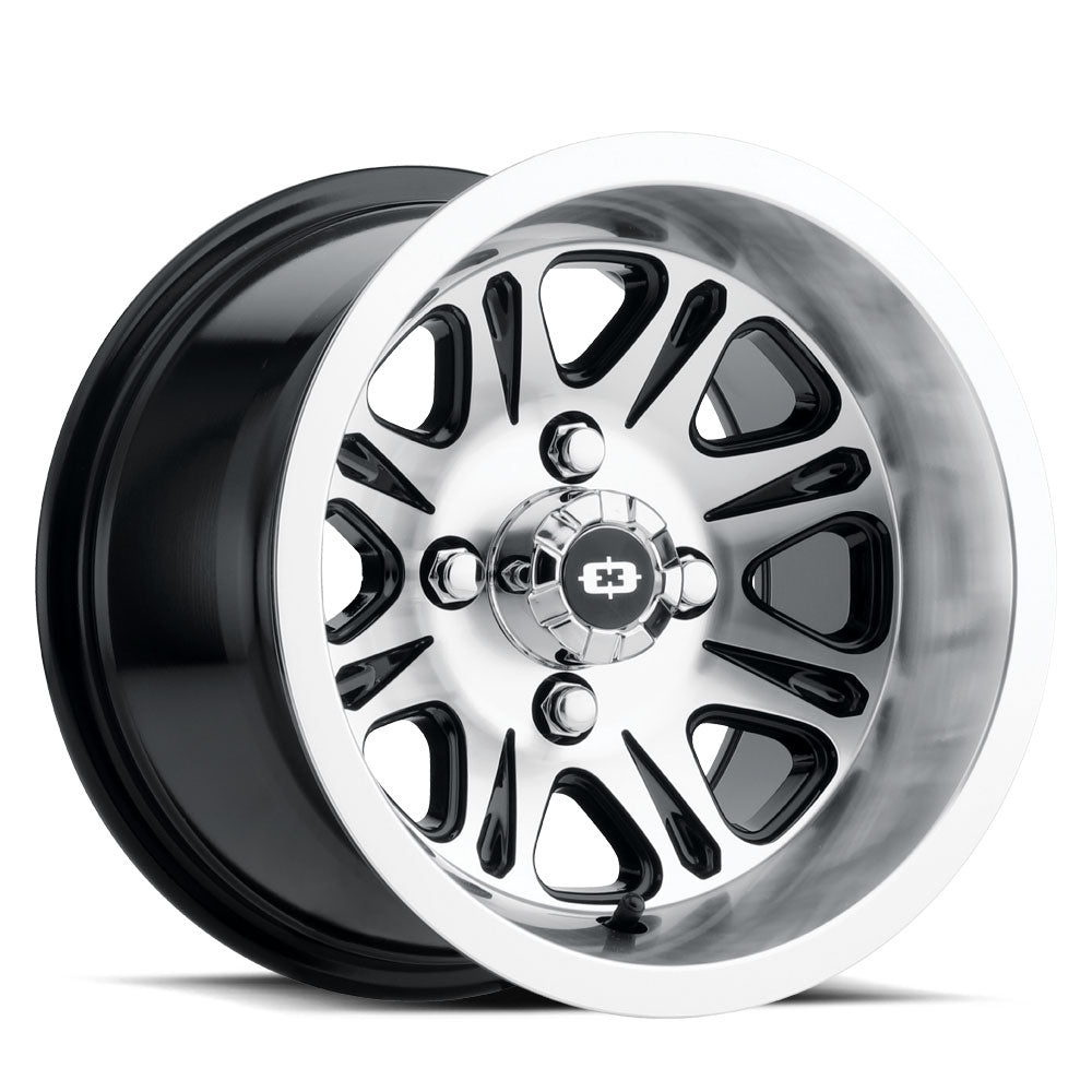 Vision ATV 547 14X7 +2.5 Gloss Black Mirror Machined Face