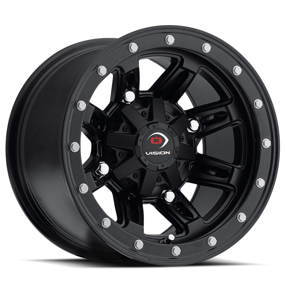 Vision ATV 550 12X7 +2.5 Matte Black