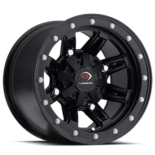 Vision ATV 550 12X8 -10.2 Matte Black
