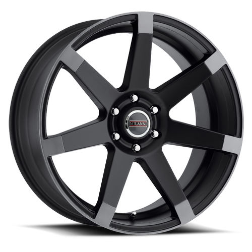 Vision 9042V 20X9 +30 Matte Black w\Anthracite Spoke Ends