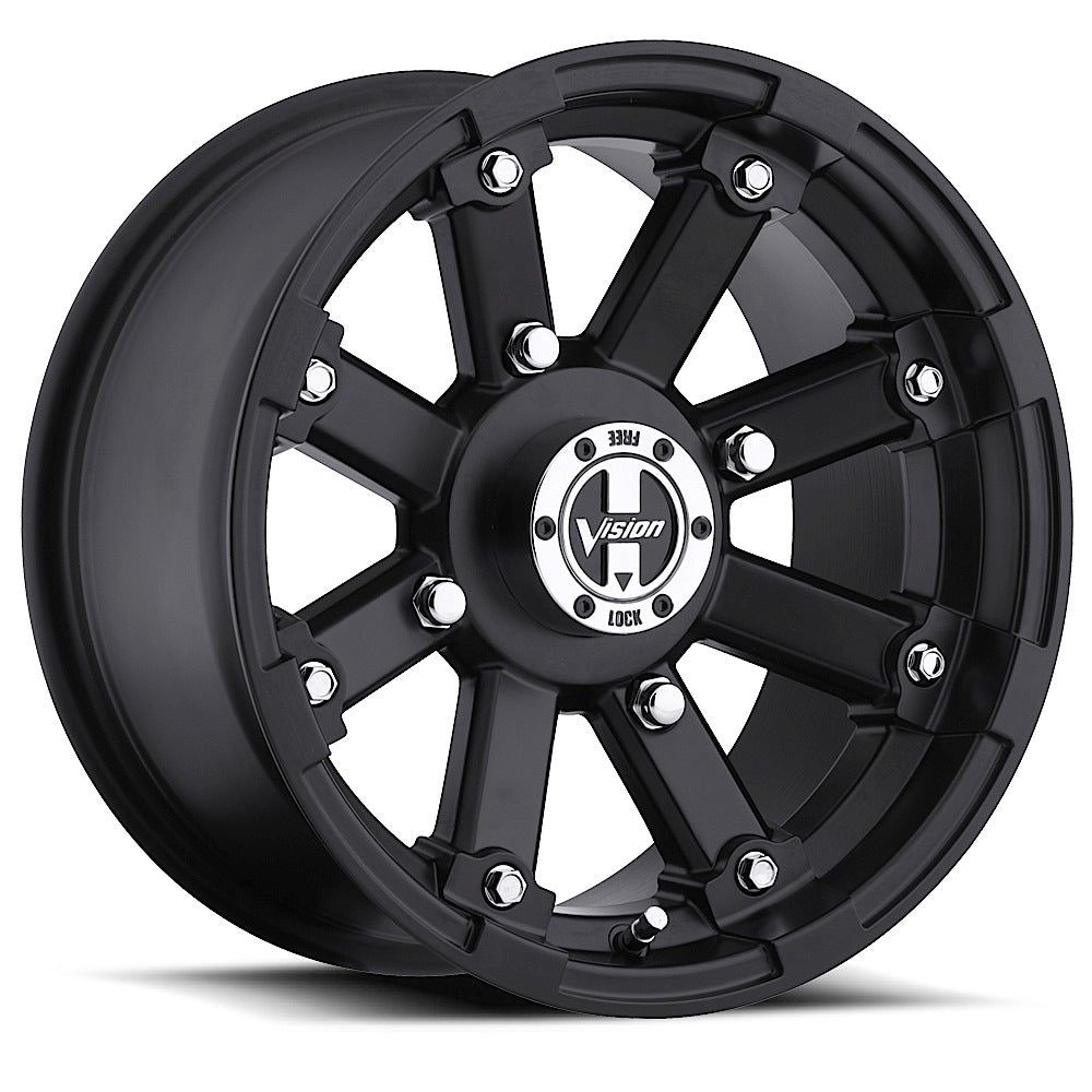Vision ATV 393 12X8 -10.2 Matte Black