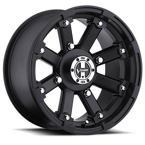 Vision ATV 393 12X7 +2.5 Matte Black