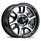 Vision HD 419 18X9 +18 Gloss Black Machined Face
