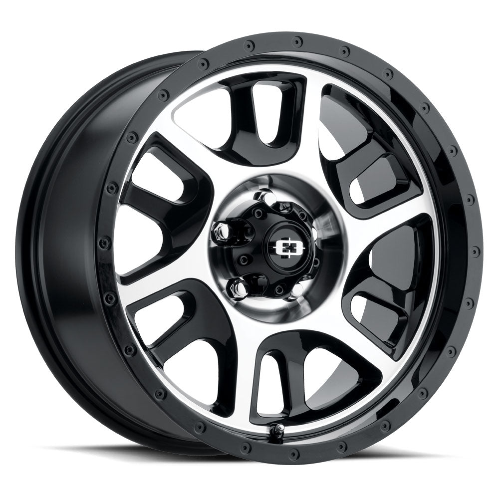 Vision HD 419 18X9 +18 Gloss Black Machined Face