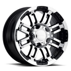 Vision Off-Road Warrior 6 16X8 +0 Gloss Black Machined Face