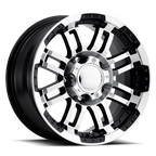 Vision Off-Road Warrior 6 17X8.5 +18 Gloss Black Machined Face