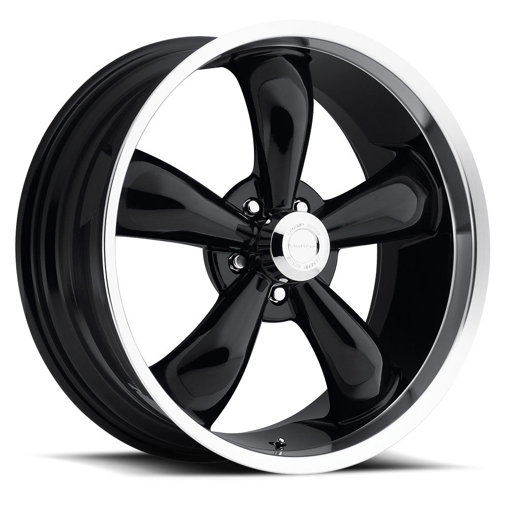 Vision American Muscle Legend 5 18X8.5 +10 Gloss Black Machined Lip