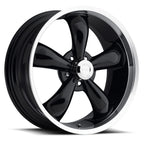 Vision American Muscle Legend 5 18X8.5 +10 Gloss Black Machined Lip
