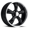 Vision American Muscle Legend 5 18X8.5 +10 Gloss Black Machined Lip