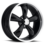 Vision American Muscle Legend 5 18X8.5 +10 Gloss Black Machined Lip