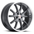 Vision American Muscle 143 15X7 -7 Gunmetal Machined Lip