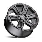 Black Rhino Hard Alloys Wanaka 17X8.5 +12 M-Gunmetal W/ Brushed Face