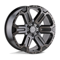 Black Rhino Hard Alloys Wanaka 20X9 +35 M-Gunmetal W/ Brushed Face