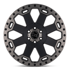 Black Rhino Hard Alloys Warlord 20X9 +12 Matte Black W/ Mach Dark Tint