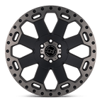 Black Rhino Hard Alloys Warlord 18X9 +12 Matte Black W/ Mach Dark Tint