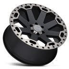 Black Rhino Hard Alloys Warlord 17X9 -12 Matte Black W/ Mach Dark Tint