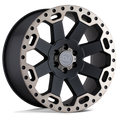 Black Rhino Hard Alloys Warlord 17X9 +12 Matte Black W/ Mach Dark Tint