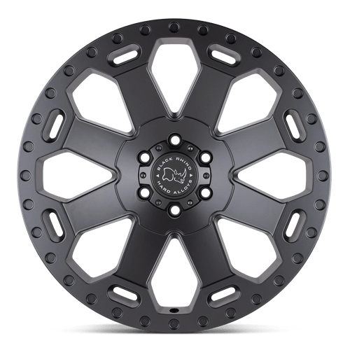 Black Rhino Hard Alloys Warlord 18X9 -12 Matte Gunmetal