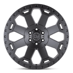 Black Rhino Hard Alloys Warlord 18X9 -12 Matte Gunmetal