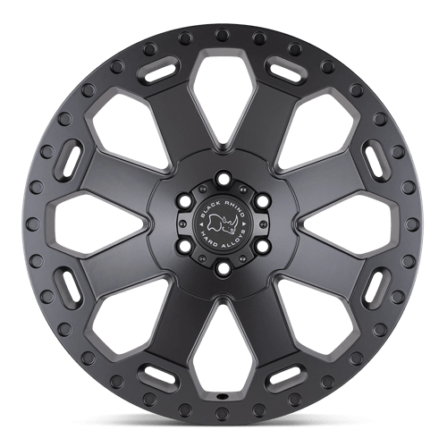 Black Rhino Hard Alloys Warlord 17X9 -12 Matte Gunmetal