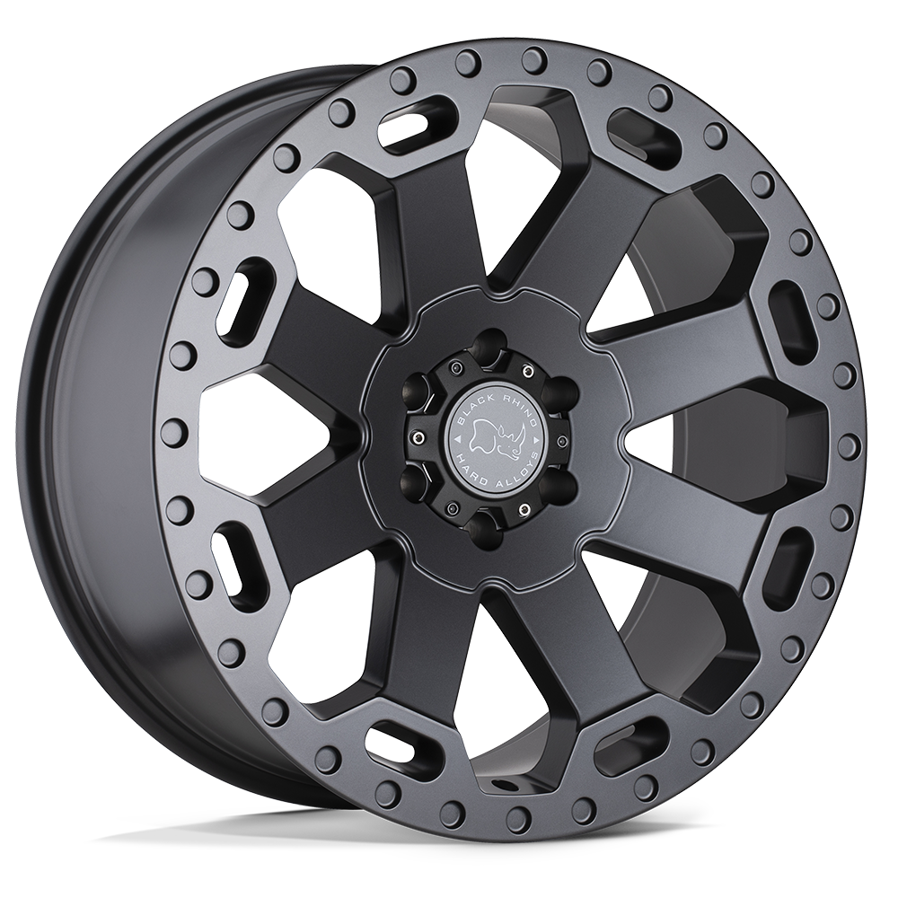 Black Rhino Hard Alloys Warlord 18X8 +30 Matte Gunmetal