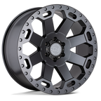 Black Rhino Hard Alloys Warlord 17X9 -12 Matte Gunmetal