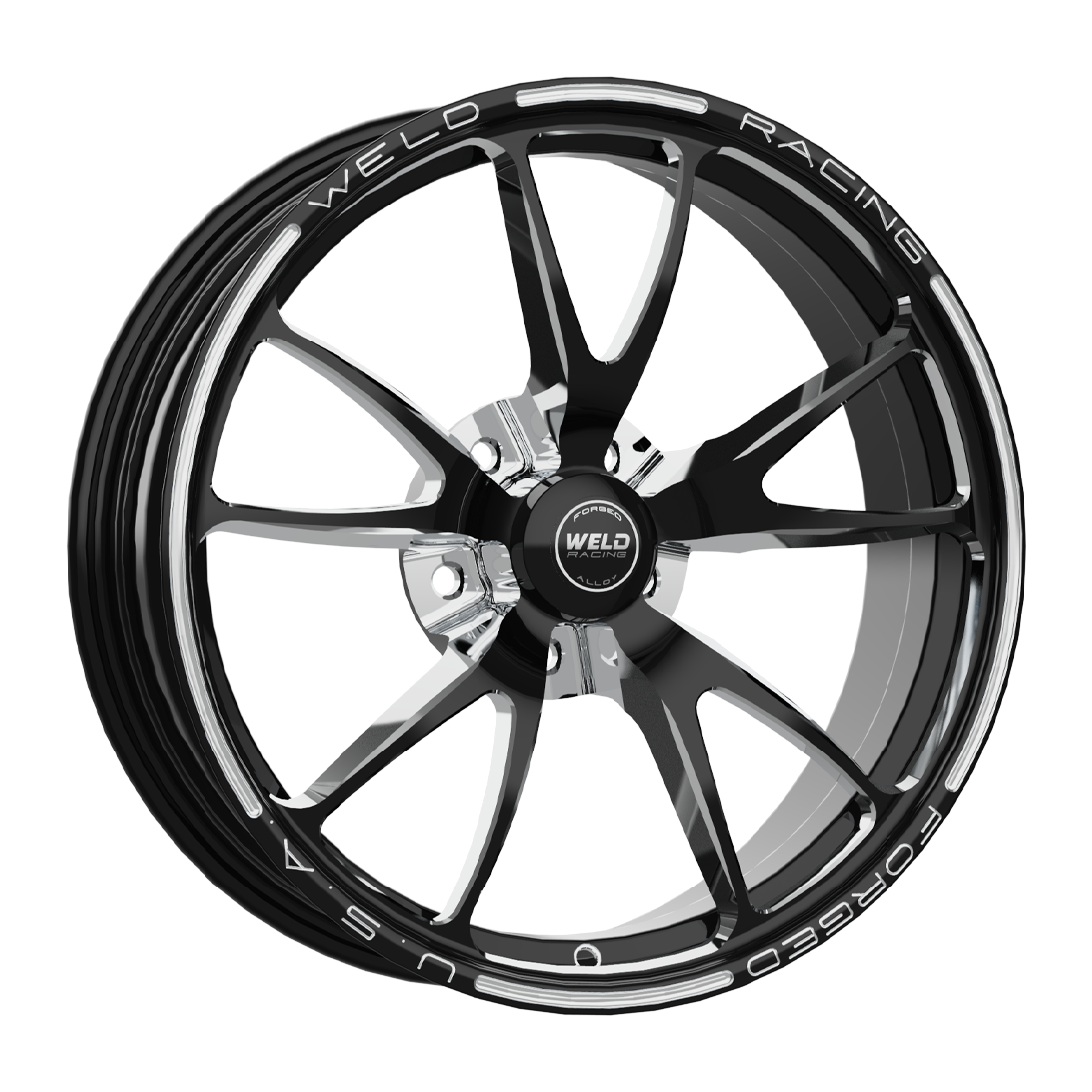 WELD Racing Full Throttle Frontrunner 15X3.5 +0 Gloss Black Milled