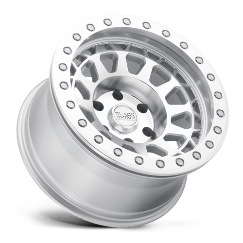 Black Rhino Hard Alloys Primm 20X9.5 +12 Silver W/ Mirror Face Mach Rg