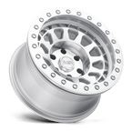 Black Rhino Hard Alloys Primm 17X9 +0 Silver W/ Mirror Face Mach Rg