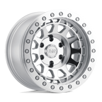 Black Rhino Hard Alloys Primm 17X9 +0 Silver W/ Mir Face & Lip Edge