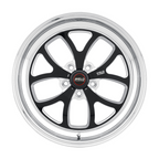 WELD Racing S76 20X9 +33 Black Center - Polished Shell