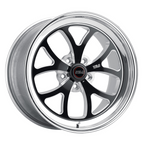 WELD Racing S76 18X5 -23 Black Center - Polished Shell
