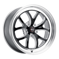 WELD Racing S76 18X8 +5 Black Center - Polished Shell