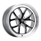 WELD Racing S76 18X8 +5 Black Center - Polished Shell