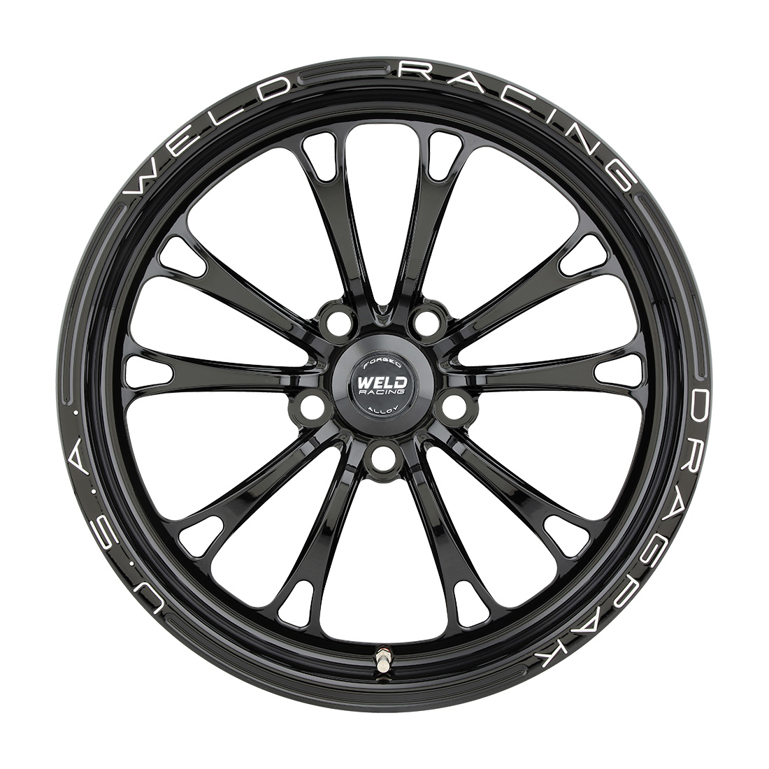 WELD Racing Dodge Dragpak V-Series 17X4.5 -13 Gloss Black Milled